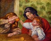 Pierre-Auguste Renoir Gabrielle, Jean und ein Madchen oil painting